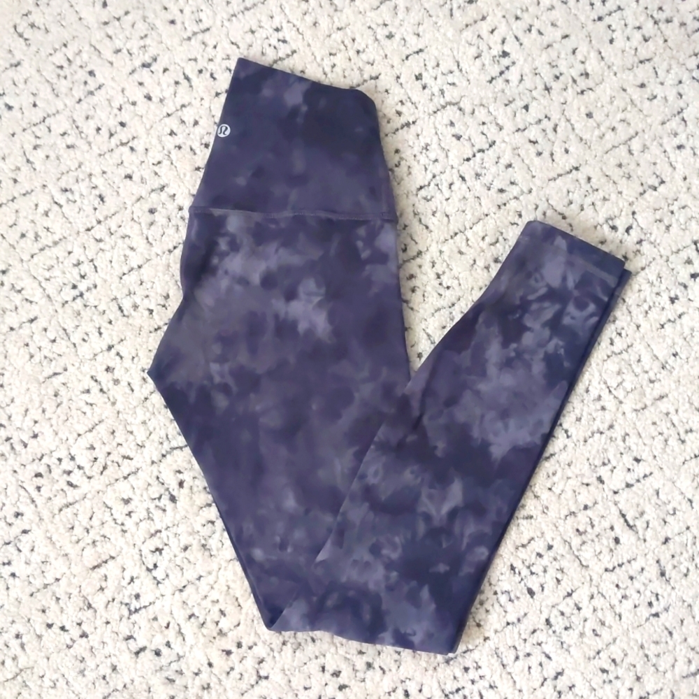 Lululemon tie dye align 28"